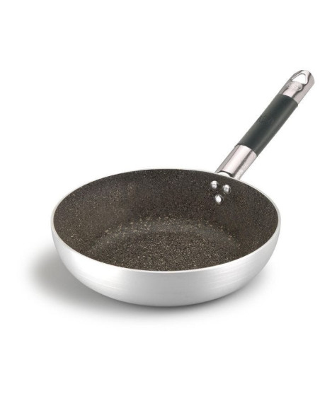 Sartén alta de piedra de aluminio antiadherente de 3 mm con mango frío, diámetro 36 cm