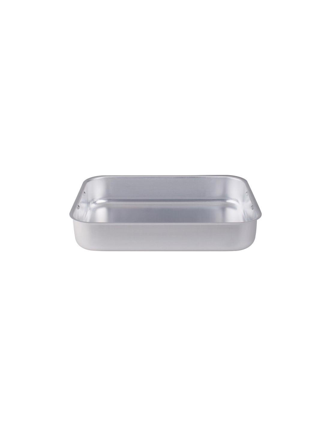 Bandeja rectangular para asar con acabado mate y esquinas redondeadas, sin tapa, tamaño 40x29cm