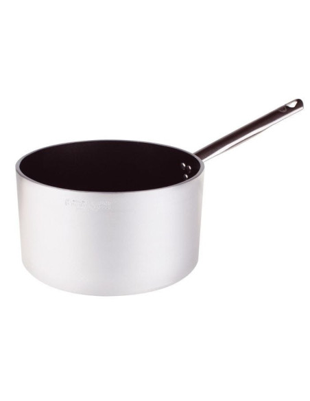 Cacerola de aluminio antiadherente de 5 mm con un asa, diámetro 16 cm