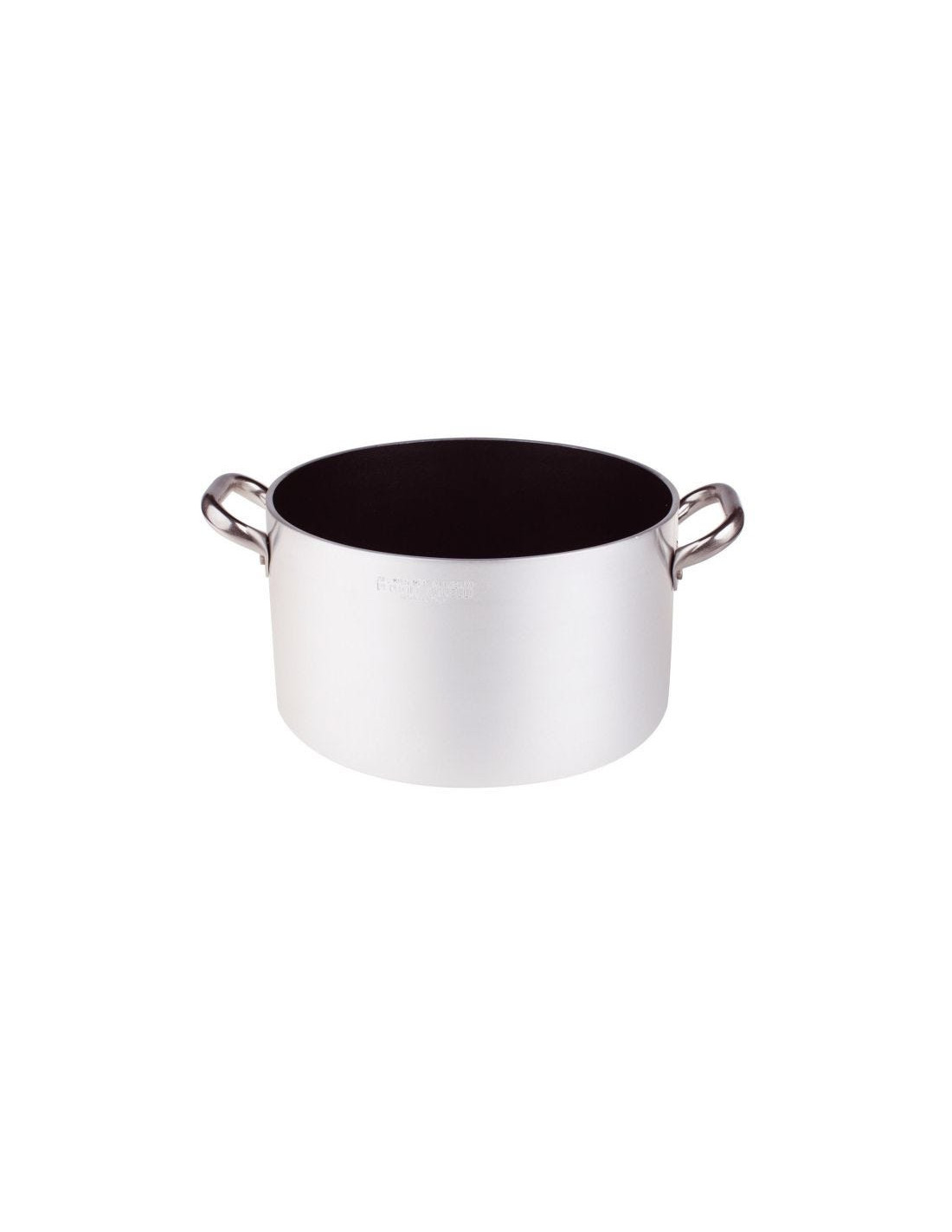 Cacerola de aluminio antiadherente de 5 mm, dos asas, diámetro 20 cm