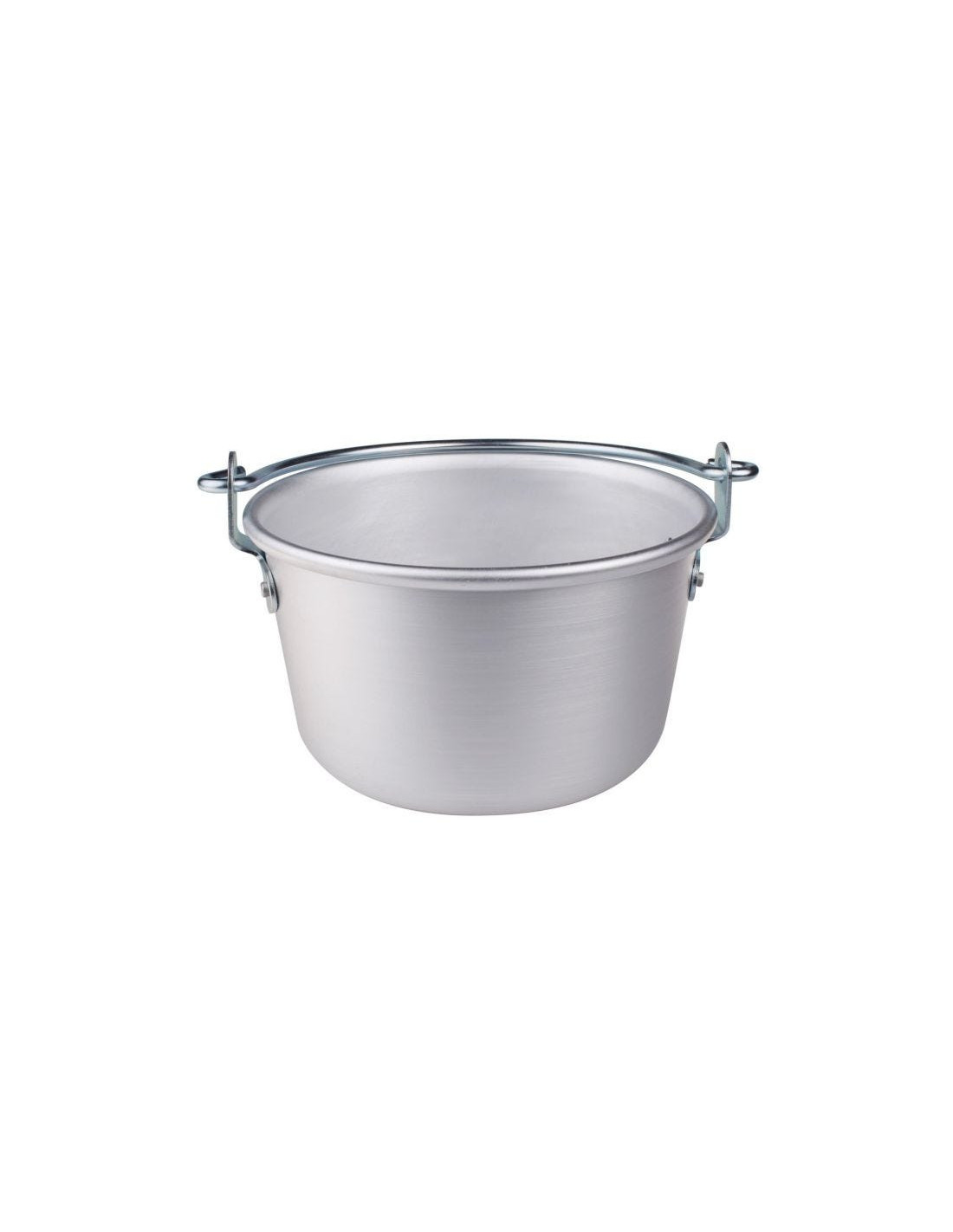 Caldero con asa y borde arqueados, diámetro 34 cm