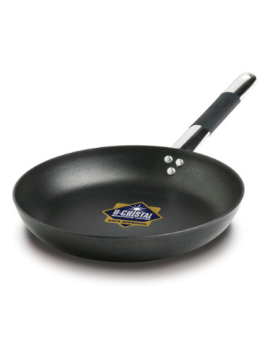 AGNELLI - 111BBSSC28 - Sartén baja de aluminio Alblack grosor 3 mm. - 28 cm. Ø x 5 cm. alt.