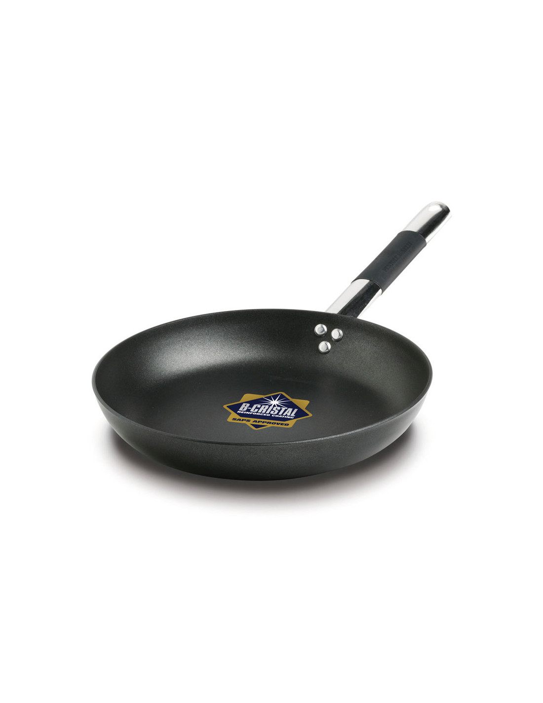 AGNELLI - 111BBSSC40 - Sartén baja de aluminio Alblack grosor 3 mm. - 40 cm. Ø x 6 cm. alt.