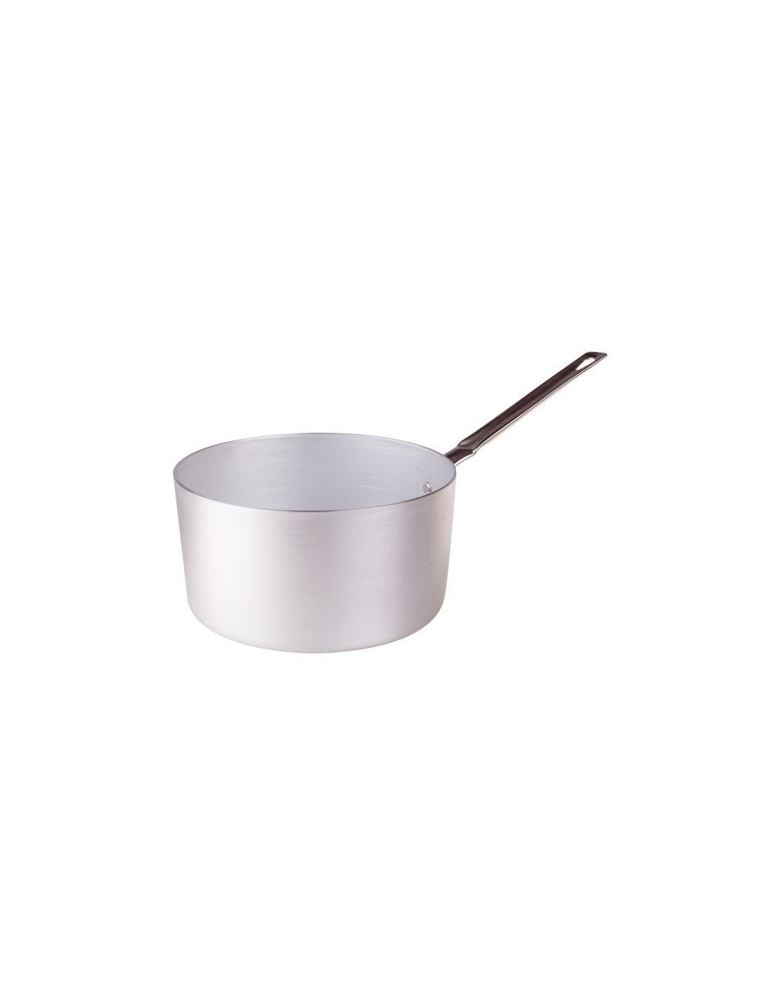 Cacerola alta con mango de acero inoxidable de 2 mm, diámetro 20 cm