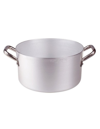 Cacerola alta con asas de acero inoxidable de 2 mm, diámetro 28 cm