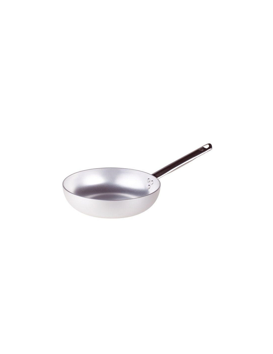 Sartén de aluminio de 3 mm de espesor con mango, 22 cm de diámetro