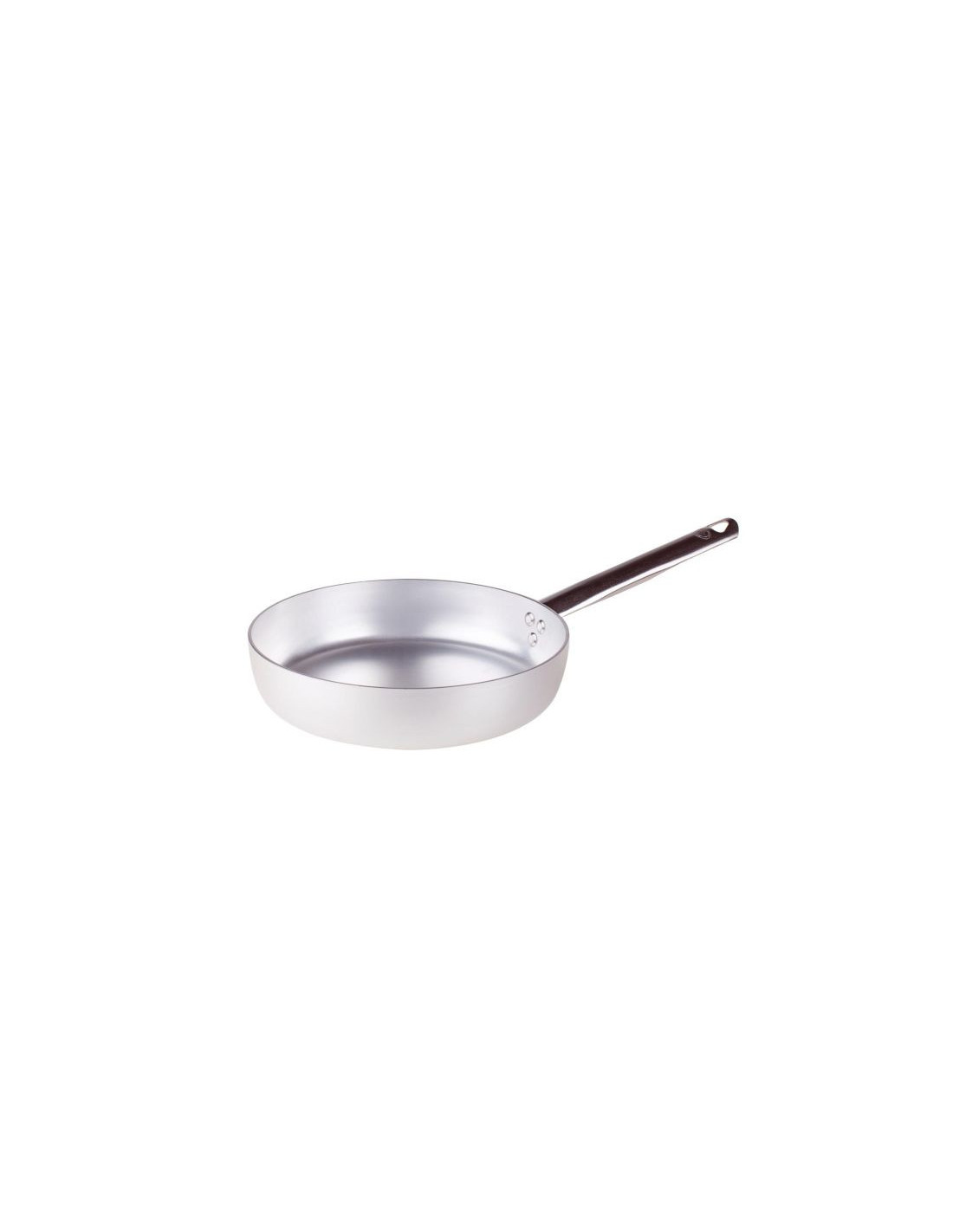 Sartén recta de aluminio de 3 mm con un mango, diámetro 28 cm