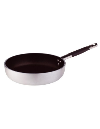 Sartén recta de aluminio antiadherente de 5 mm con mango frío, diámetro 20 cm