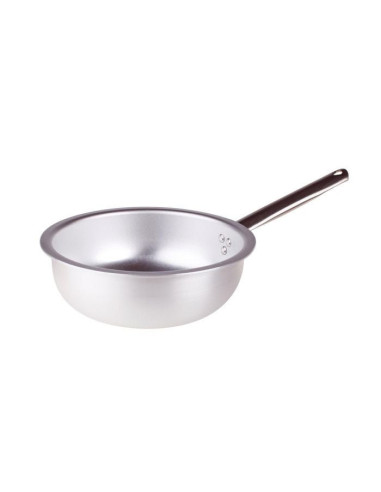 Sartén de aluminio para pasta y arroz de 3 mm, diámetro 36 cm