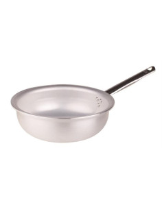 Sartén radiante para pasta y arroz, aluminio de 5 mm, diámetro 24 cm