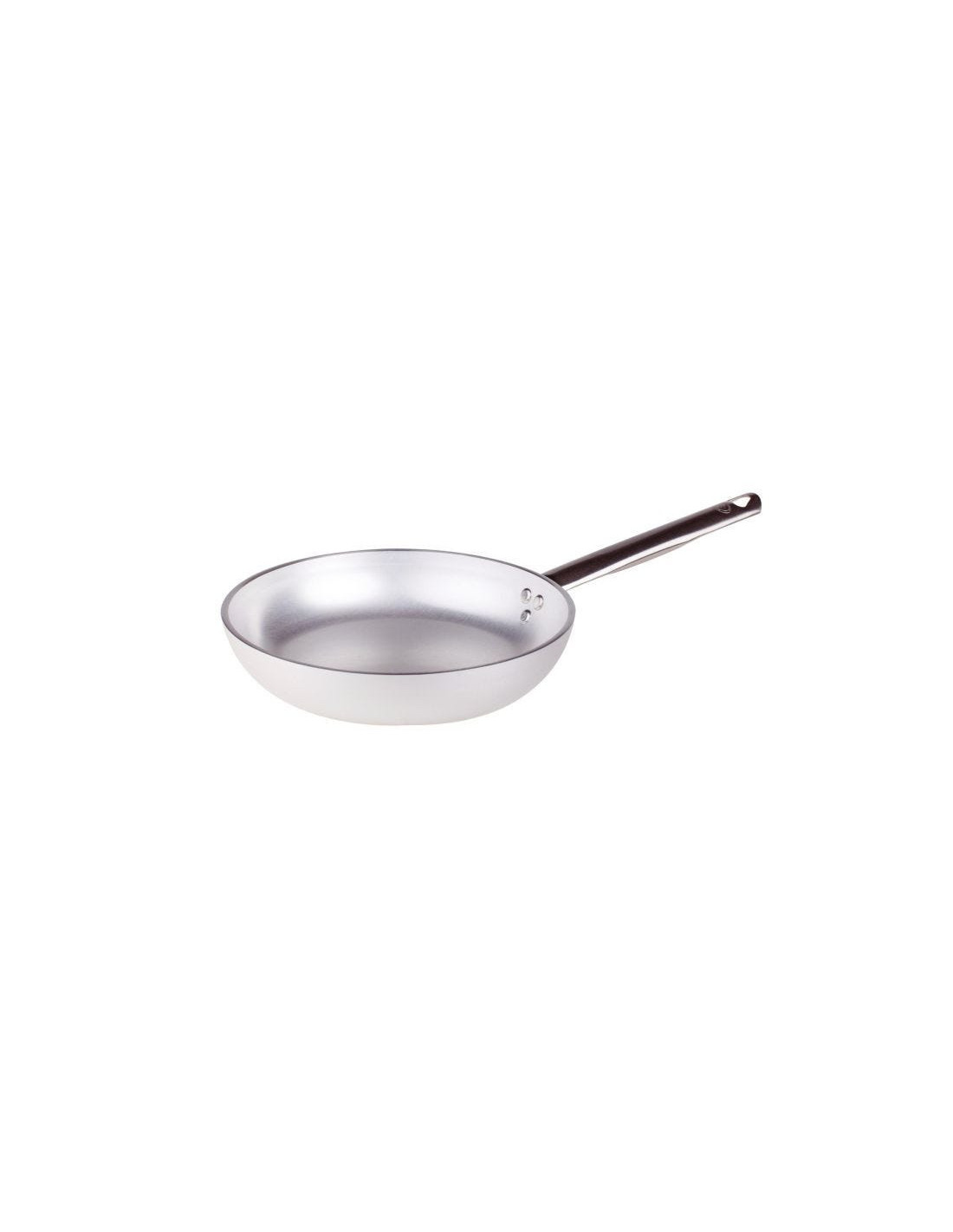 Sartén radiante de aluminio de 5 mm con un asa, diámetro 24 cm