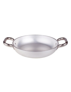 Sartén radiante de aluminio de 5 mm con dos asas, diámetro 28 cm
