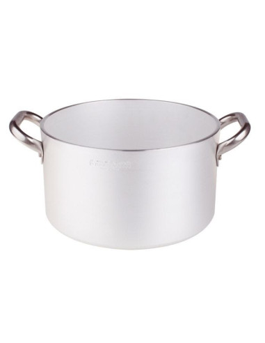 Cacerola alta radiante en aluminio de 5mm con dos asas, diámetro 16cm