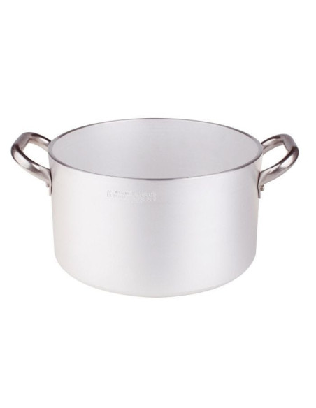 Cacerola alta radiante en aluminio de 5mm con dos asas, diámetro 16cm