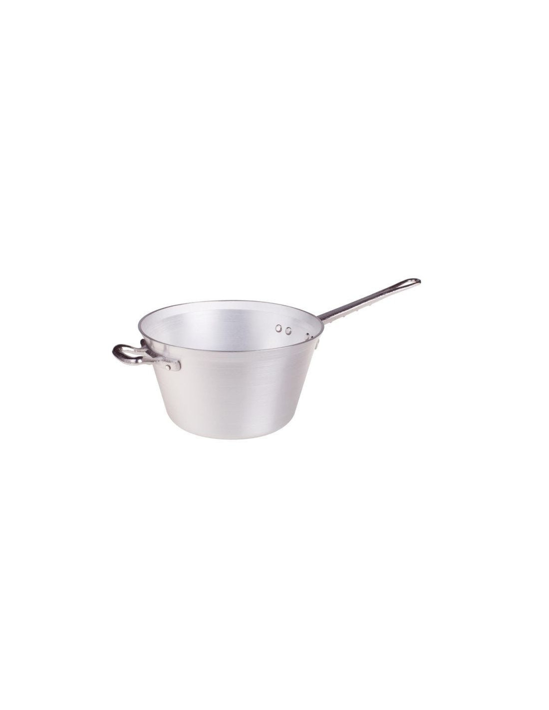 Olla para polenta con mango y empuñadura de aluminio de 3 mm, diámetro 30 cm