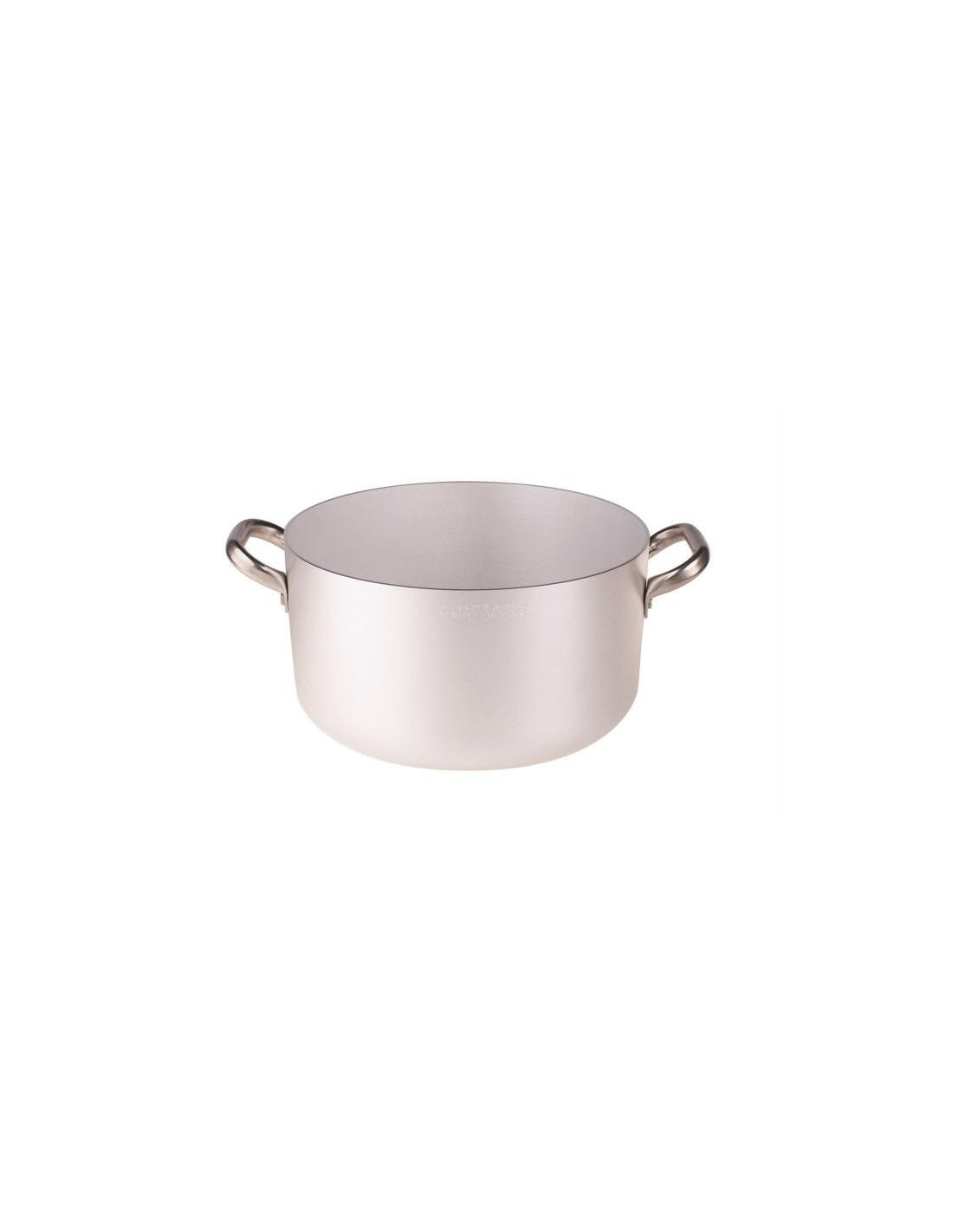 Cacerola de aluminio de 3 mm de espesor con dos asas, diámetro 24 cm