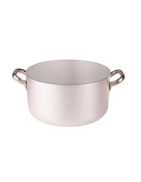 Cacerola de aluminio de 3 mm de espesor con dos asas, diámetro 20 cm