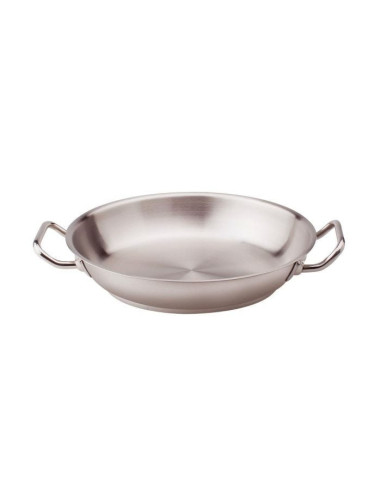 Sartén de acero inoxidable para inducción con dos asas, diámetro 20cm