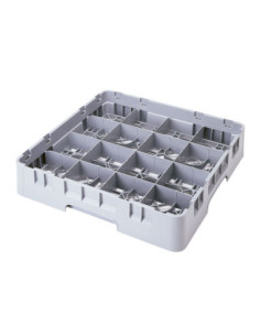 CAMBRO - 16C258-151 - Cesta de lavado para tazas con 16 compartimentos de 11,1 x 11,1 cm - altura máx. de taza 6,6 cm