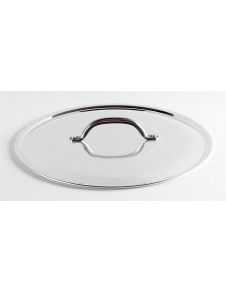 Tapa redonda con puente, diámetro 40 cm.