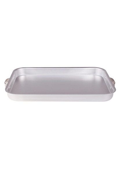 Tapa rectangular sur de aluminio de 3 mm, diámetro 40x28 cm