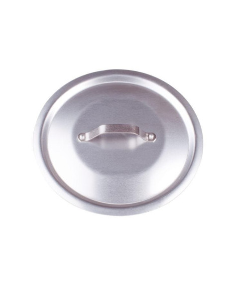 Tapa redonda resistente de aluminio de 3 mm con puente, diámetro 55 cm