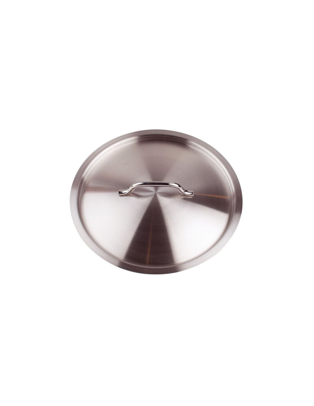 Tapa de acero inoxidable con puente, diámetro 16cm.