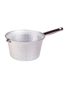 Colador cónico de aluminio de 3 mm con mango