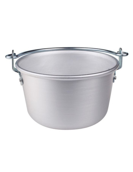 Caldero con asa y borde arqueados, diámetro 36 cm