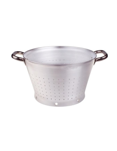 Colador cónico de aluminio de 3 mm con dos asas