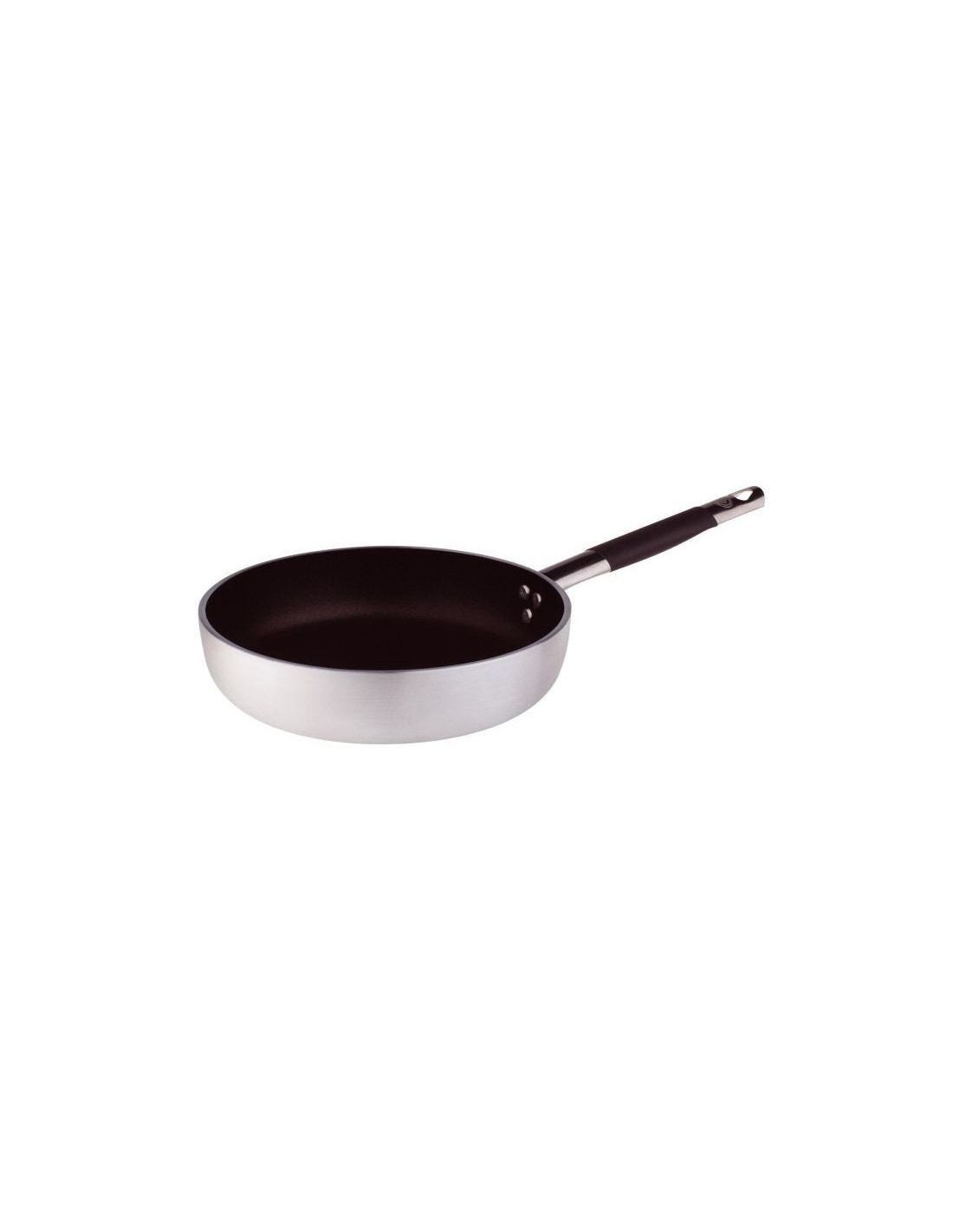 Sartén recta de aluminio antiadherente de 5 mm con mango frío, diámetro 36 cm