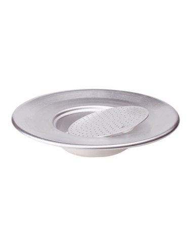 Colador de aluminio de 3 mm con bandeja recolectora