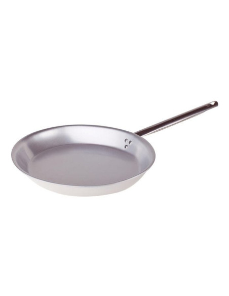 Sartén ovalada de aluminio de 3 mm con asa para pescado, 40 cm de diámetro