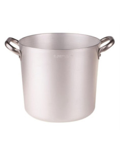 Olla de aluminio de 3 mm de espesor con dos asas, diámetro 32 cm