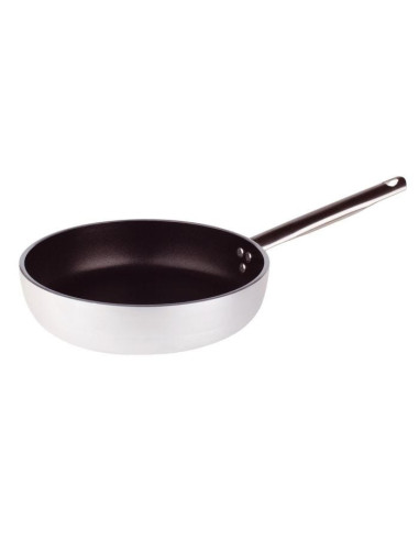 Sartén recta de aluminio antiadherente de 5 mm con mango, diámetro 36 cm