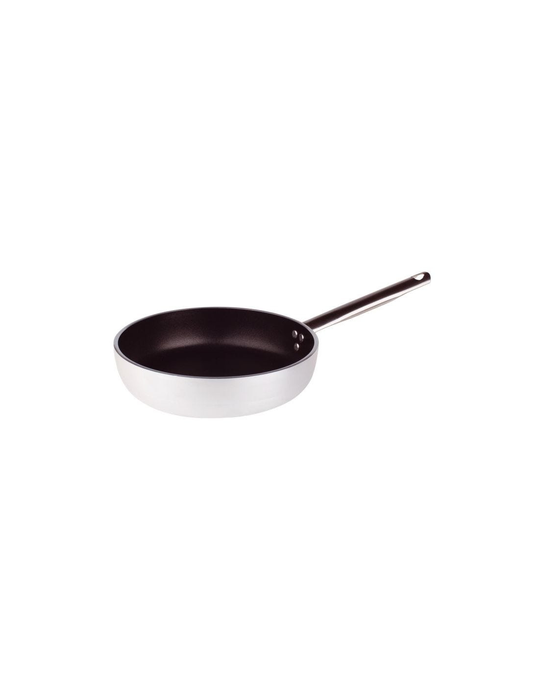 Sartén recta de aluminio antiadherente de 5 mm con mango, diámetro 36 cm