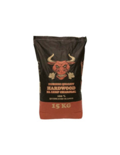 Carbón 100% Quebracho Blanco para BBQ Corderos Kamado, 15 kg