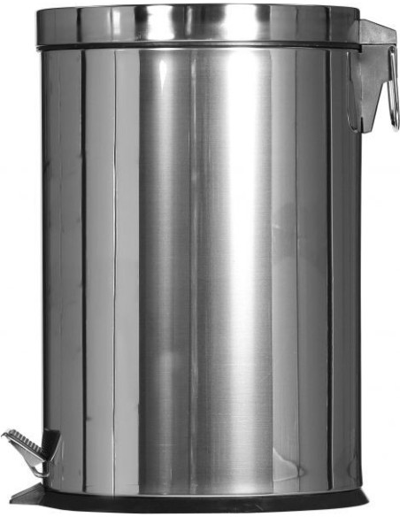 Probbax Cubo de basura con pedal de 12 l