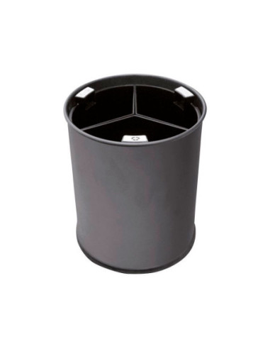 PROBBAX - WB-1252-BLA - Papelera separación de residuos con sepa