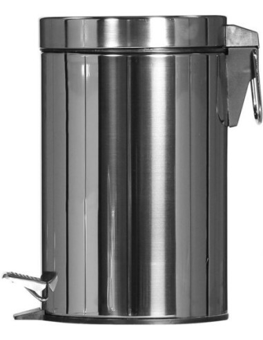 Probbax Cubo de basura con pedal de 3 l