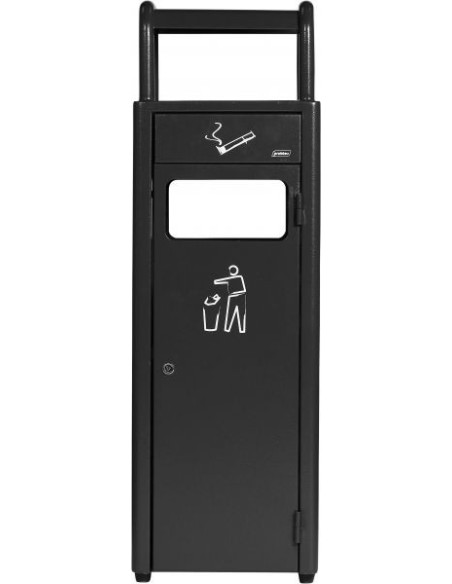 Probbax Contenedor de 24L/3,3L con cenicero