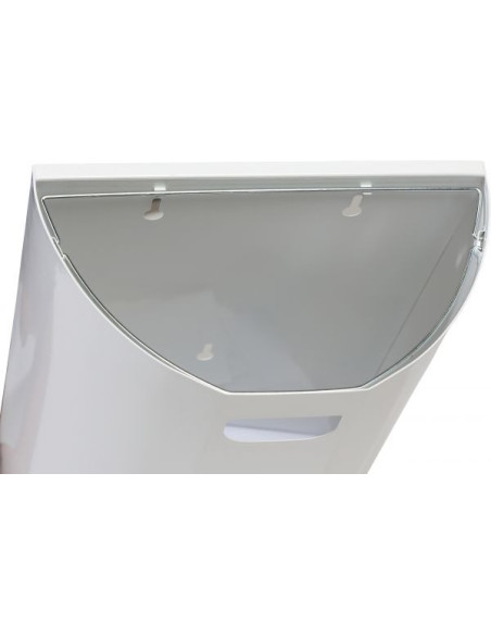Probbax Papelera de pared - media caña - 40L