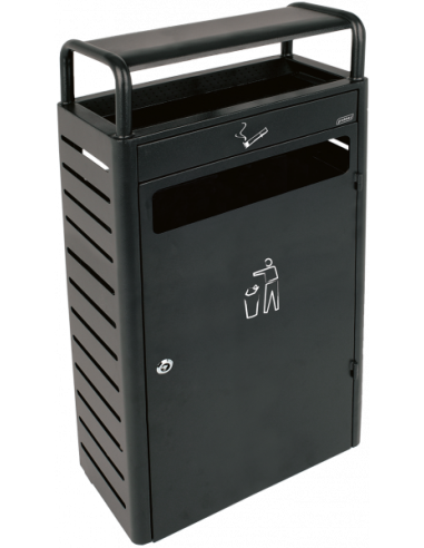 Probbax Contenedor de 43L / 5,9L con cenicero