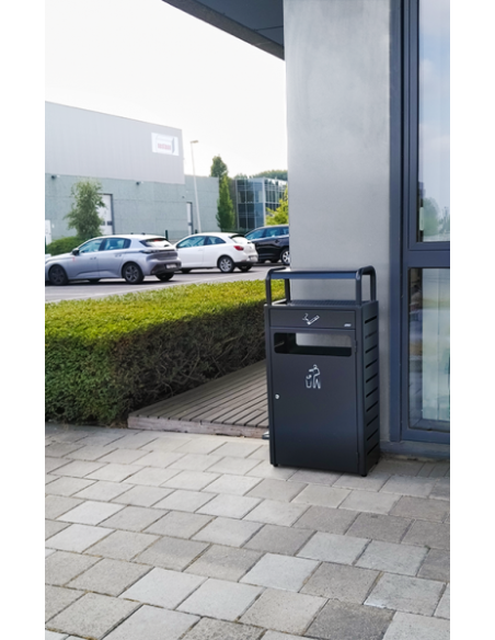 Probbax Contenedor de 43L / 5,9L con cenicero