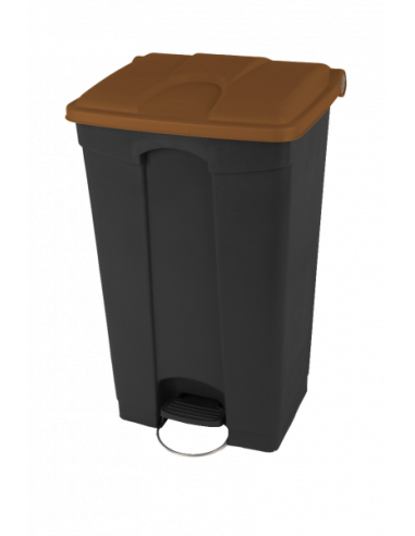 Probbax Contenedor de 90L más del 50% reciclado tapa marrón
