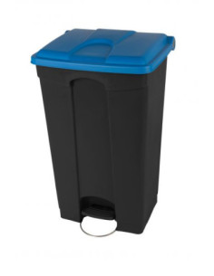 Probbax Contenedor de 90L más del 50% reciclado tapa azul