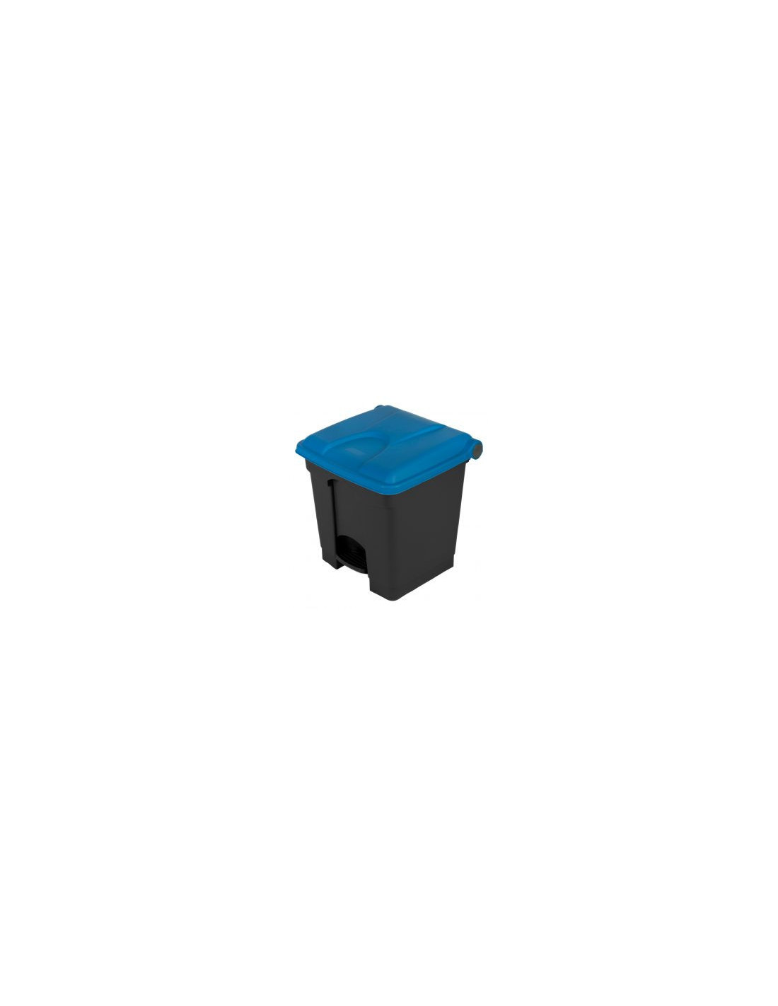 Probbax Contenedor de 90L más del 50% reciclado tapa azul