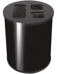 Probbax Contenedor de separación de residuos 40L - 3 compartimentos