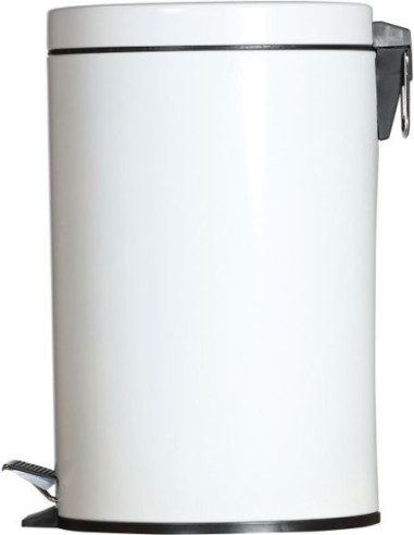 Probbax Cubo de basura con pedal de 12 l