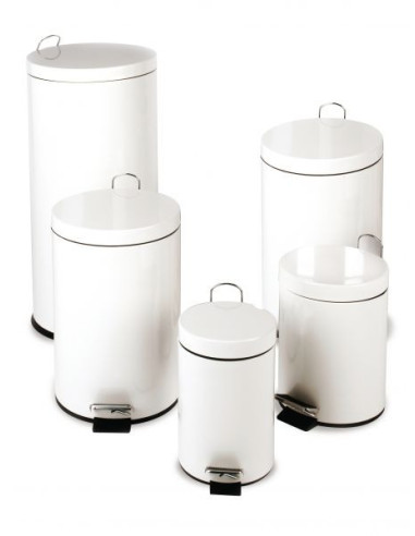Probbax Cubo de basura con pedal de 12 l